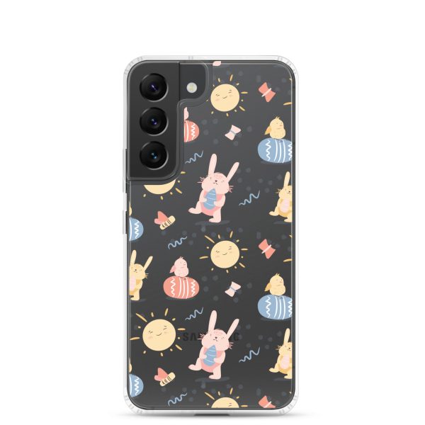 Easter Egg and Bunnies Samsung Clear Case