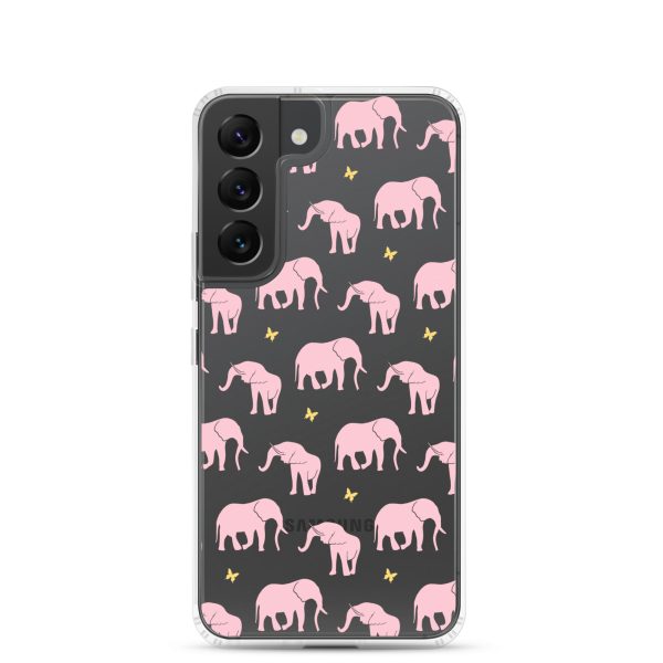 clear-case-for-samsung-samsung-galaxy-s22-case-on-phone-6a53d25eea0b7.jpg Seamless Elephant Silhouette Samsung Clear Case