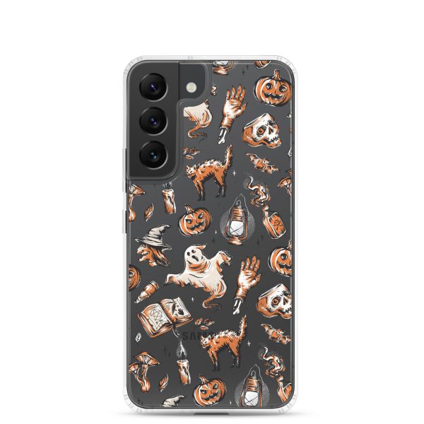 Vintage Halloween Samsung Clear Case