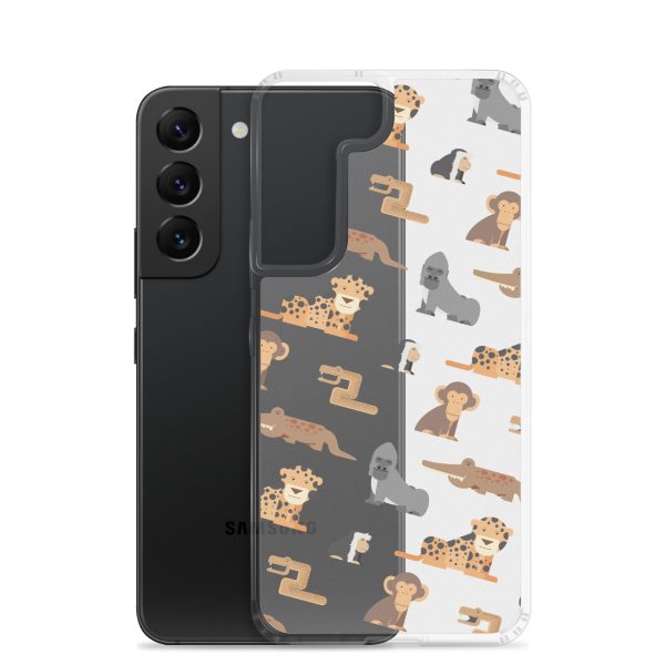 African Jungle Animals Samsung Clear Case