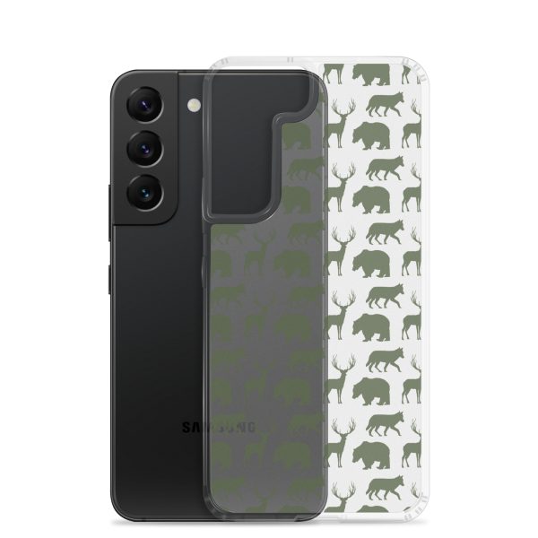 Animals Silhouette Samsung Clear Case