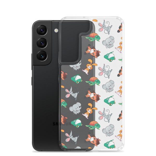 Cute Animals Samsung Clear Case