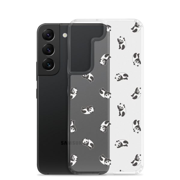 Cute Pandas Samsung Clear Case