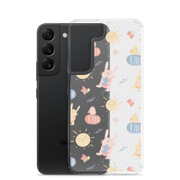 Easter Egg and Bunnies Samsung Clear Case