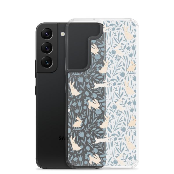 Easter Hopping Bunnies Samsung Clear Case