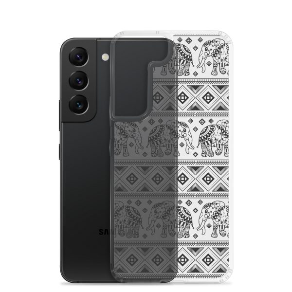 Elephant Mandala Samsung Clear Case