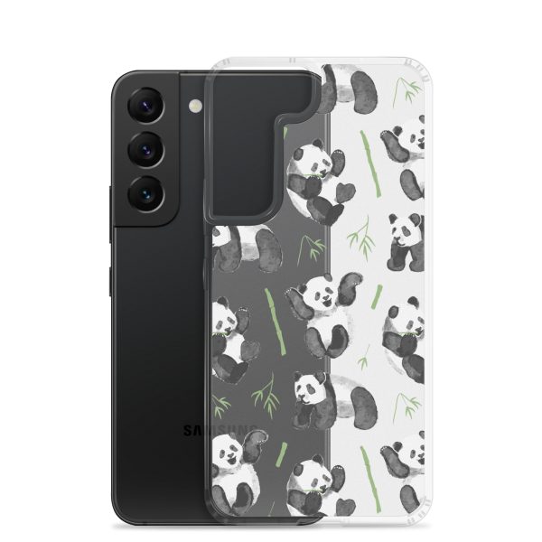 clear-case-for-samsung-samsung-galaxy-s22-case-with-phone-6a53d4bd63465.jpg Watercolor Panda Bear Samsung Clear Case