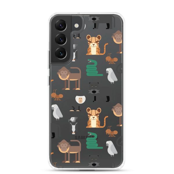 Amazon Jungle Animals Samsung Clear Case