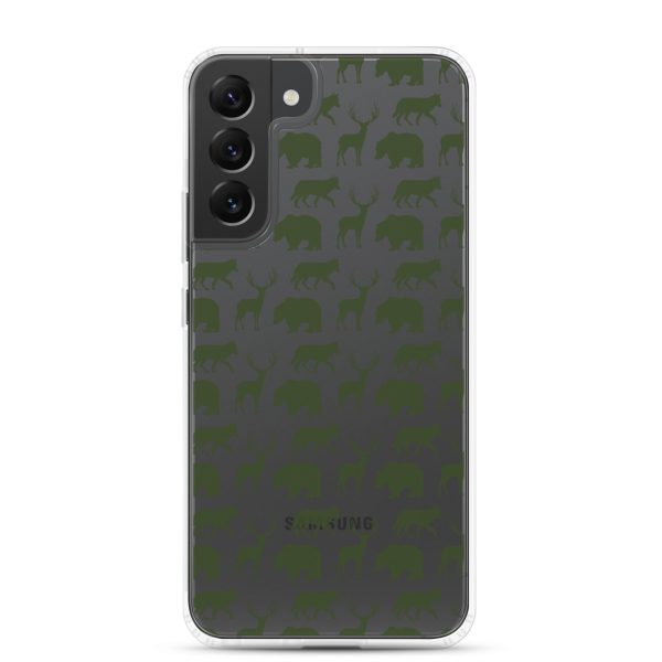 Animals Silhouette Samsung Clear Case