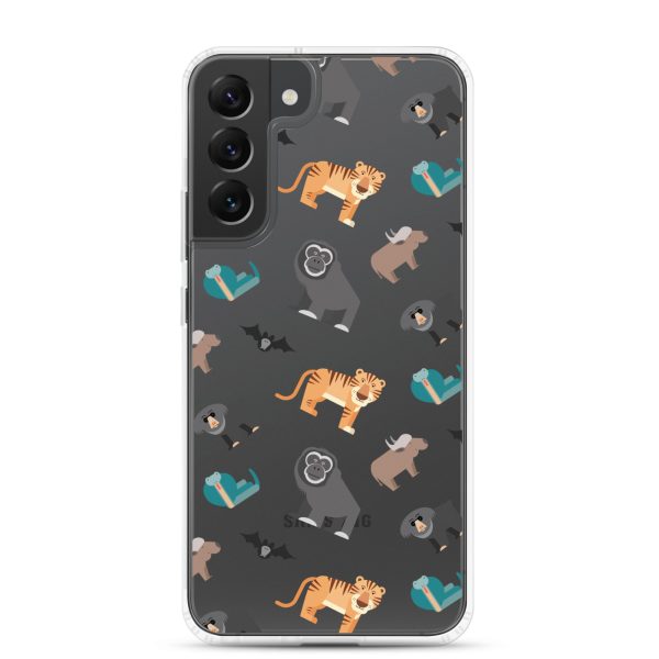 Asian Jungle Animals Samsung Clear Case