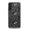 Black and White Halloween Samsung Clear Case