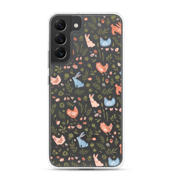 Bunnies and Hens Easter Samsung Clear Case