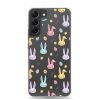 Colorful Bunnies Easter Samsung Clear Case