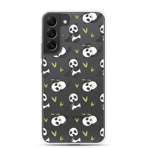 Cute Panda Bear Samsung Clear Case