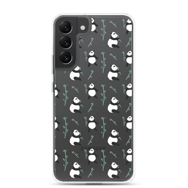 Cute Panda Samsung Clear Case