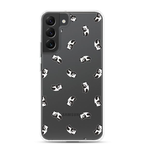 Cute Pandas Samsung Clear Case