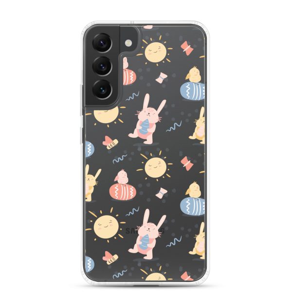 Easter Egg and Bunnies Samsung Clear Case