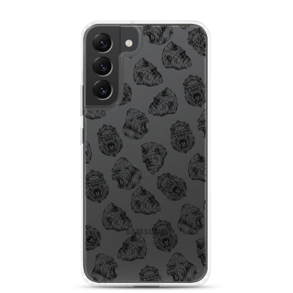 Illustrated Gorilla Seamless Samsung Clear Case