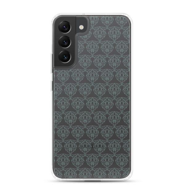clear-case-for-samsung-samsung-galaxy-s22-plus-case-on-phone-6a53d15d0b9f6.jpg Polygonal Bear Samsung Clear Case
