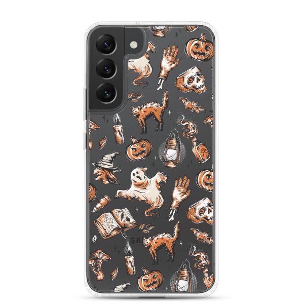 Vintage Halloween Samsung Clear Case