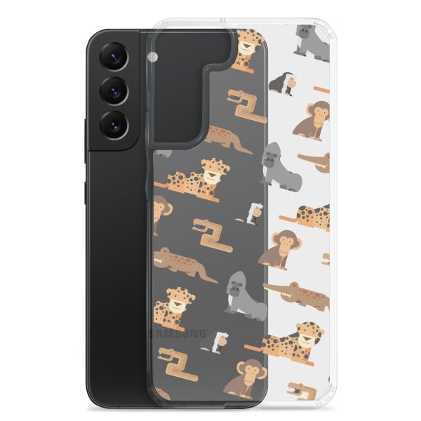 African Jungle Animals Samsung Clear Case
