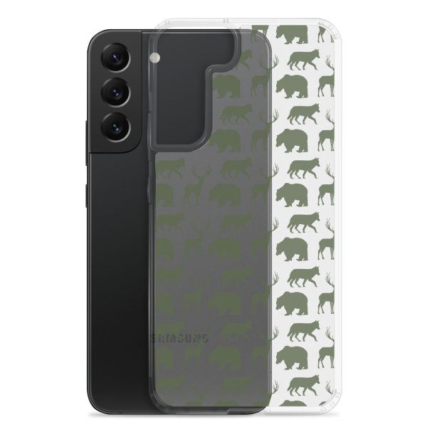 Animals Silhouette Samsung Clear Case