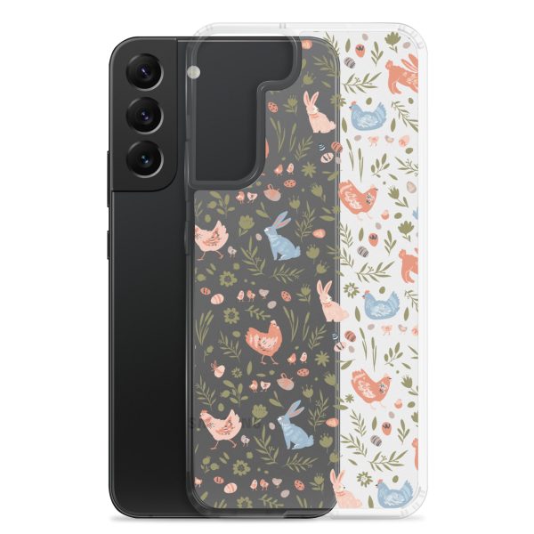 Bunnies and Hens Easter Samsung Clear Case