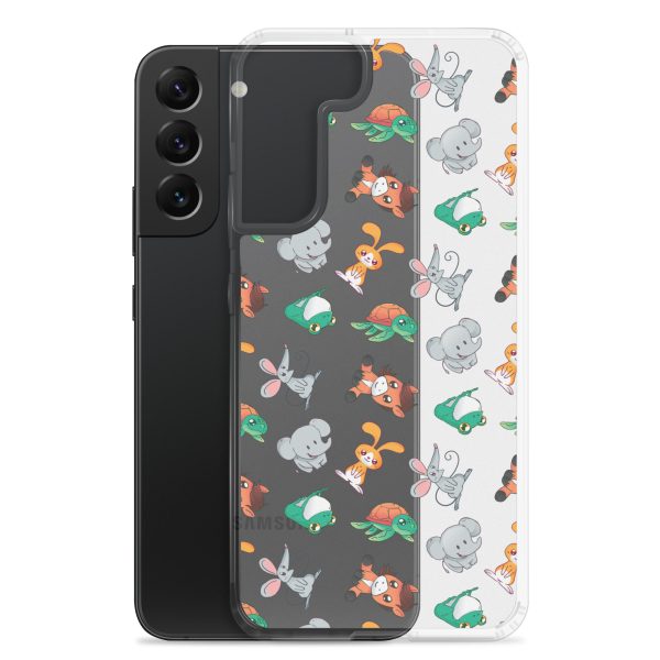 Cute Animals Samsung Clear Case