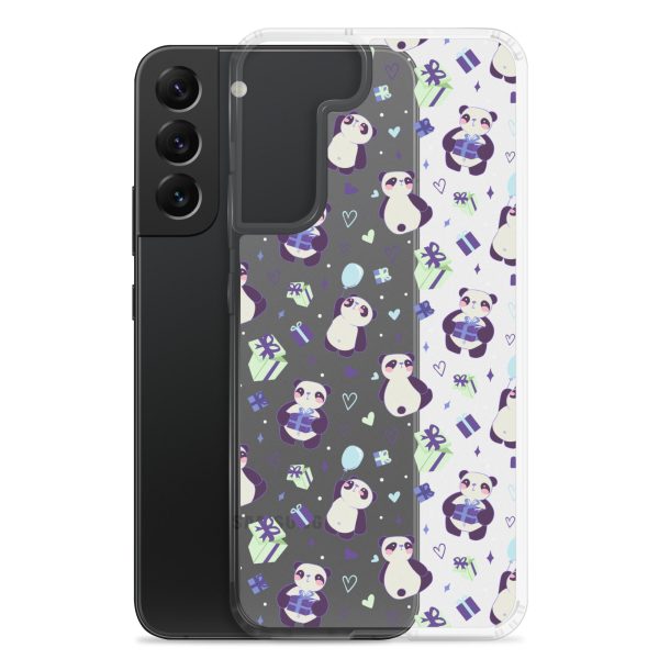 Cute Panda Presents Samsung Clear Case