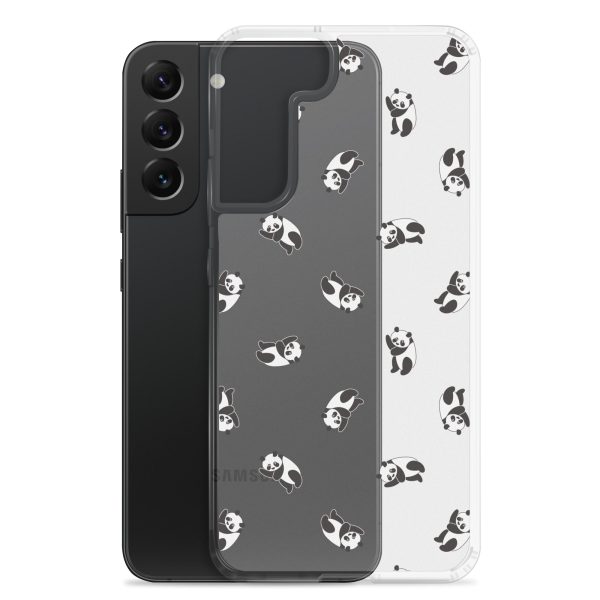 Cute Pandas Samsung Clear Case