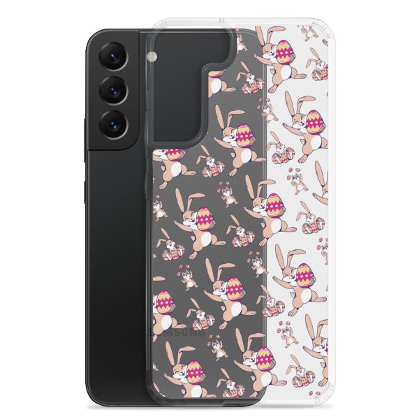 clear-case-for-samsung-samsung-galaxy-s22-plus-case-with-phone-6a53c3697c9b3.jpg Easter Bunny With Egg Samsung Clear Case