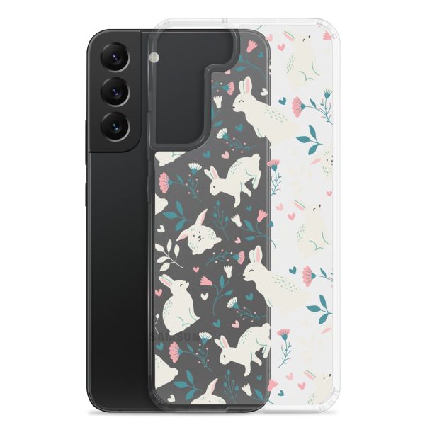 clear-case-for-samsung-samsung-galaxy-s22-plus-case-with-phone-6a53c45a4b783.jpg Easter Cute Rabbits Samsung Clear Case