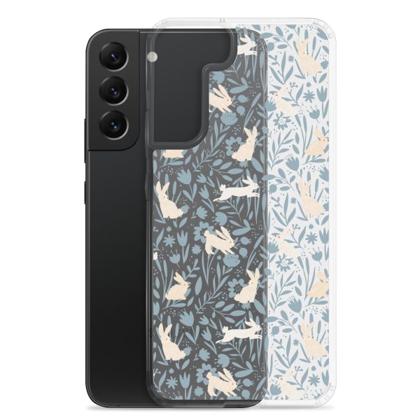 Easter Hopping Bunnies Samsung Clear Case