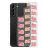 Pink Bunnies Samsung Clear Case