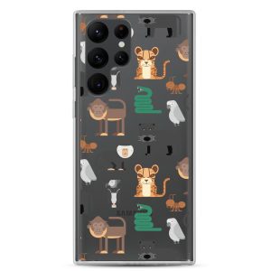 Amazon Jungle Animals Samsung Clear Case