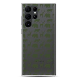 Animals Silhouette Samsung Clear Case