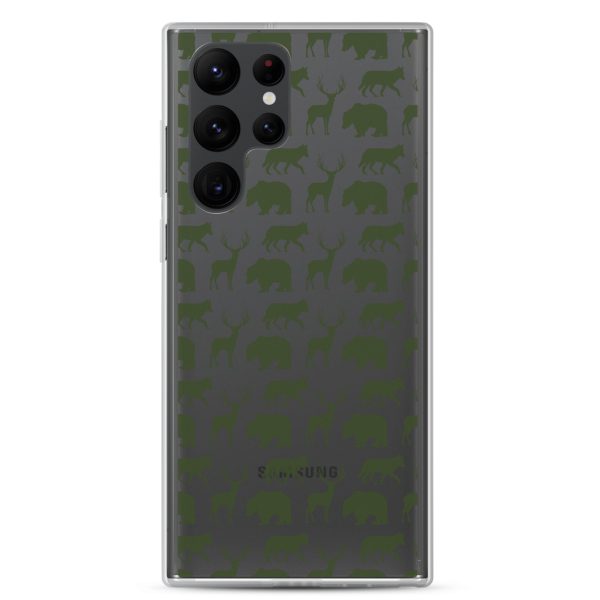 Animals Silhouette Samsung Clear Case