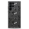 Black and White Halloween Samsung Clear Case