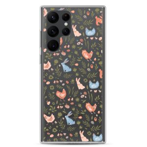 Bunnies and Hens Easter Samsung Clear Case