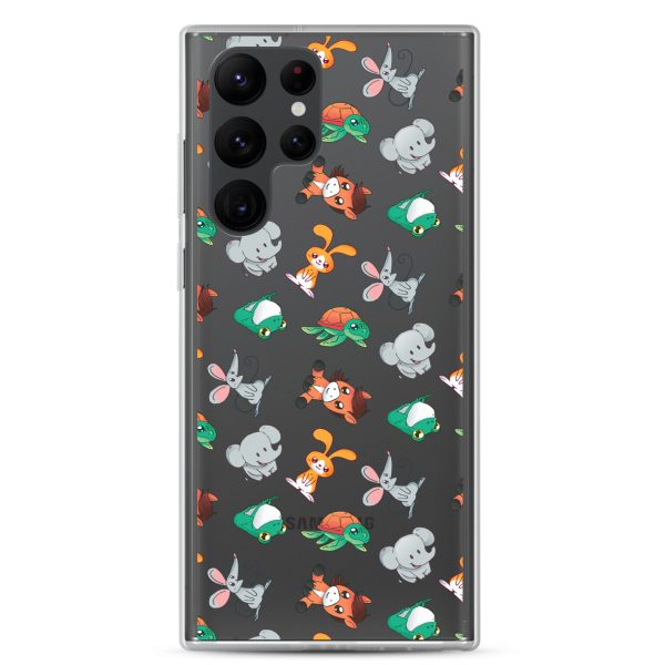 Cute Animals Samsung Clear Case