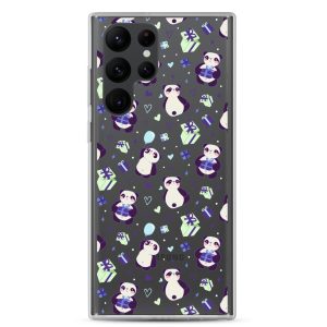 Cute Panda Presents Samsung Clear Case