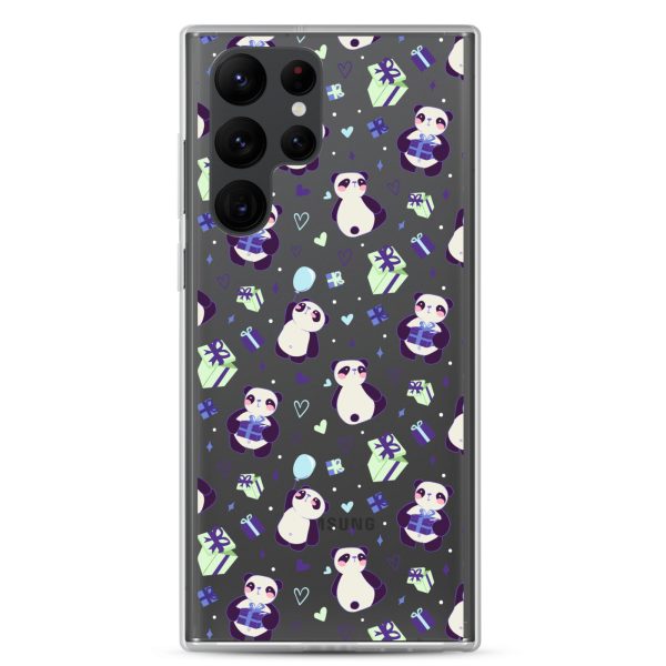 Cute Panda Presents Samsung Clear Case