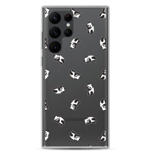 Cute Pandas Samsung Clear Case