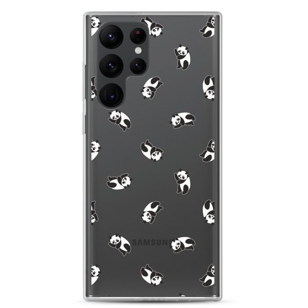 Cute Pandas Samsung Clear Case