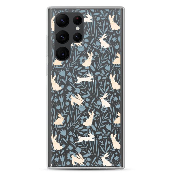 Easter Hopping Bunnies Samsung Clear Case