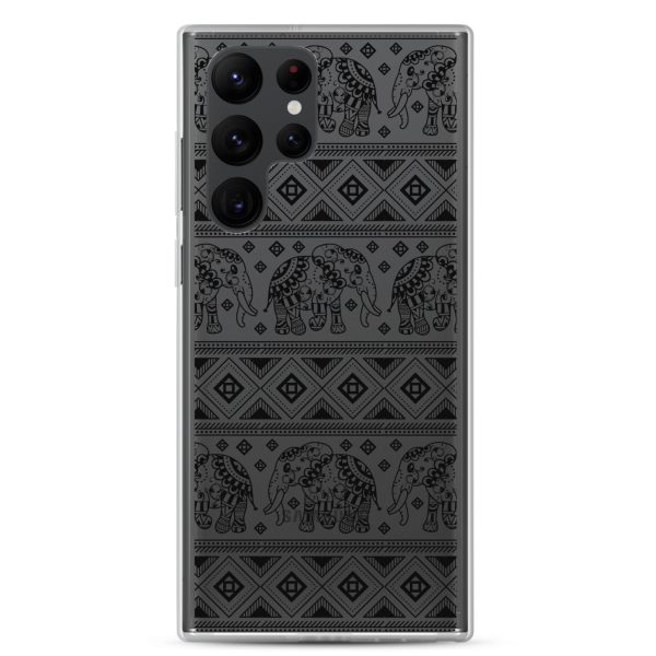 Elephant Mandala Samsung Clear Case