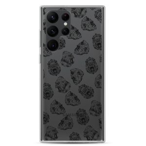 Illustrated Gorilla Seamless Samsung Clear Case