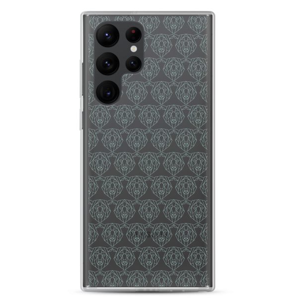 clear-case-for-samsung-samsung-galaxy-s22-ultra-case-on-phone-6a53d15d0aaf7.jpg Polygonal Bear Samsung Clear Case