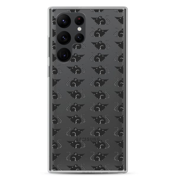 Rat Silhouette Samsung Clear Case