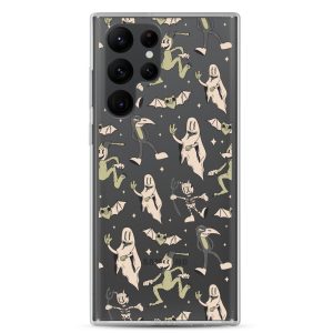 Spooky Vintage Halloween Samsung Clear Case